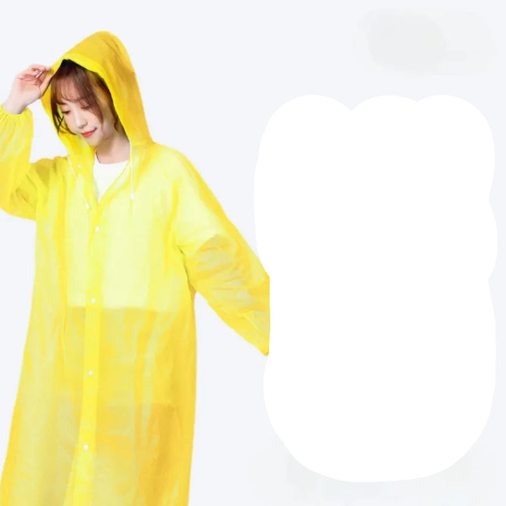 Modischer und wasserdichter Regenmantel für Erwachsene – Leichter und tragbarer Poncho für Reisen und Outdoor-Aktivitäten 18