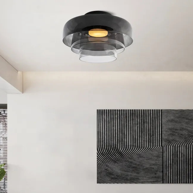 Nordic Designer – Kreative LED Deckenlampe aus Glas für Wohnzimmer & Schlafzimmer 6