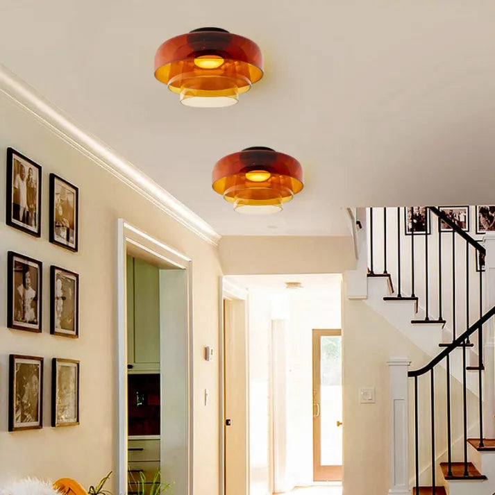Nordic Designer – Kreative LED Deckenlampe aus Glas für Wohnzimmer & Schlafzimmer 8