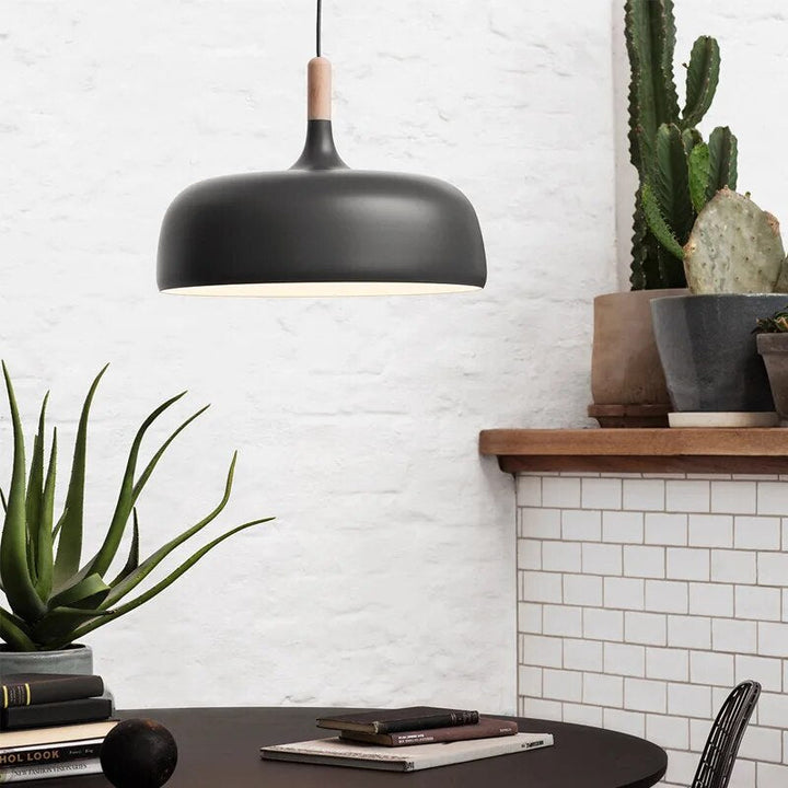 Nordic Elegante Pendelleuchte Schwarz – Energieeffiziente Hängelampe für Esszimmer 0
