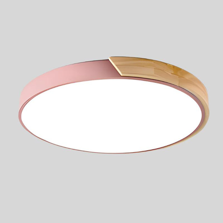 Nordic LED Deckenleuchte aus Holz – Elegante Deckenlampe für Wohnzimmer und Schlafzimmer, Durchmesser 23CM/30CM 13