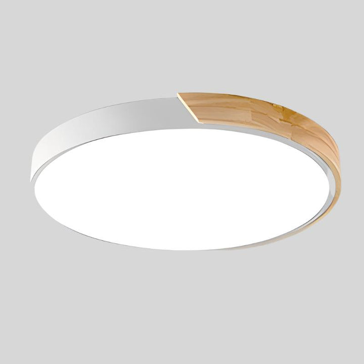 Nordic LED Deckenleuchte aus Holz – Elegante Deckenlampe für Wohnzimmer und Schlafzimmer, Durchmesser 23CM/30CM 19