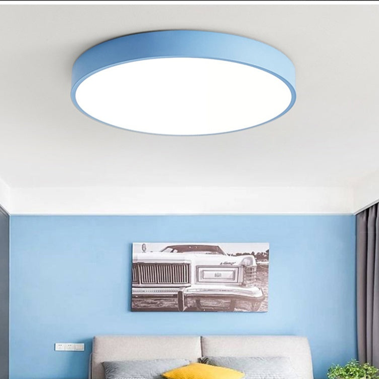 Nordic LED Deckenleuchte aus Holz – Elegante Deckenlampe für Wohnzimmer und Schlafzimmer, Durchmesser 23CM/30CM 3