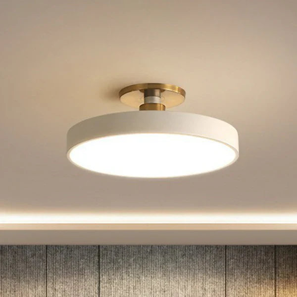 Nordic Style – Runde LED Deckenleuchte aus Acryl für Schlafzimmer, 39W 0