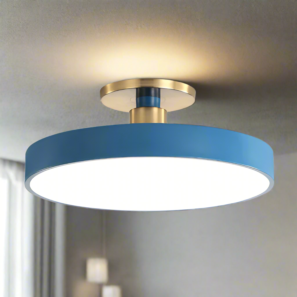 Nordic Style – Runde LED Deckenleuchte aus Acryl für Schlafzimmer, 39W 1