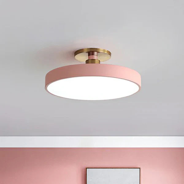 Nordic Style – Runde LED Deckenleuchte aus Acryl für Schlafzimmer, 39W 4