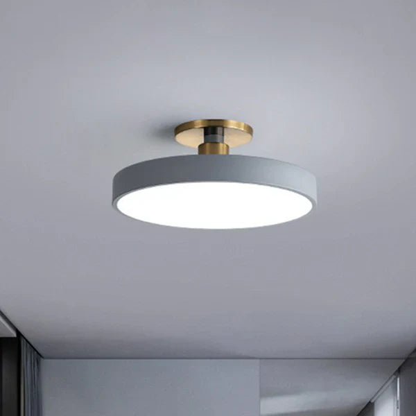 Nordic Style – Runde LED Deckenleuchte aus Acryl für Schlafzimmer, 39W 5
