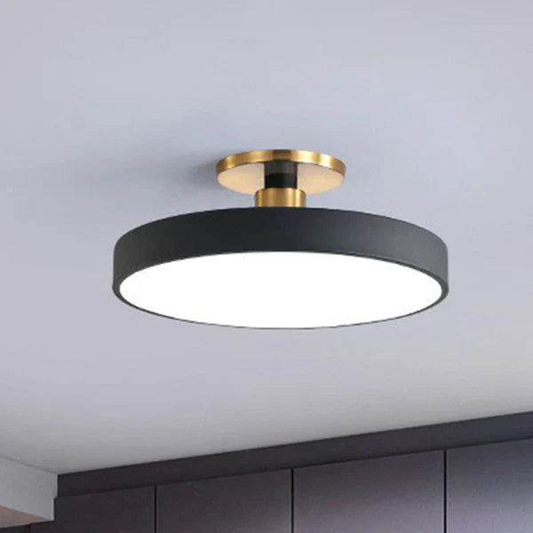 Nordic Style – Runde LED Deckenleuchte aus Acryl für Schlafzimmer, 39W 6