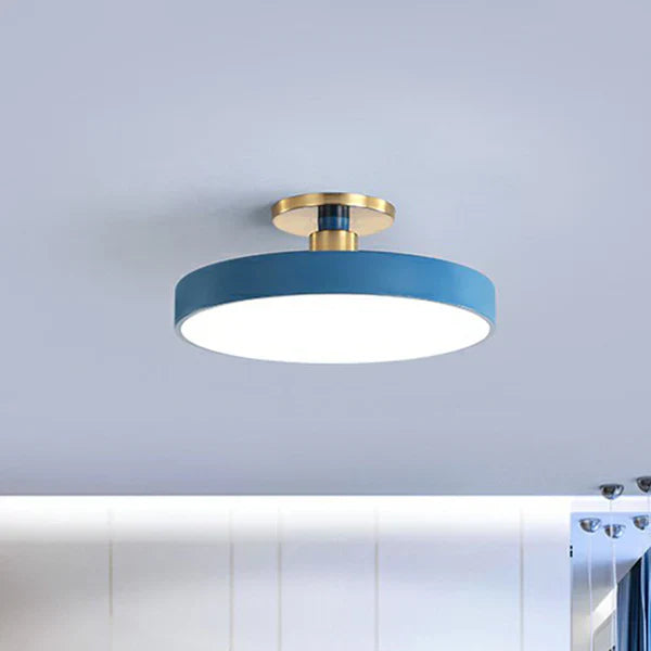 Nordic Style – Runde LED Deckenleuchte aus Acryl für Schlafzimmer, 39W 7