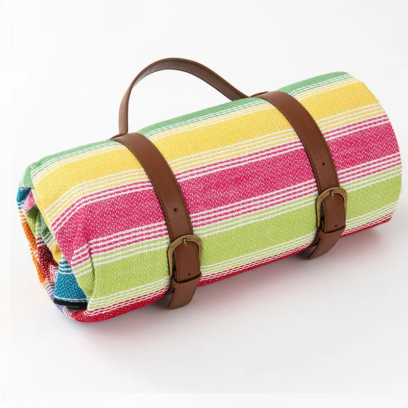 Noviroa – Wasserdichte Picknickdecke 200x200 cm für Camping & Outdoor 10
