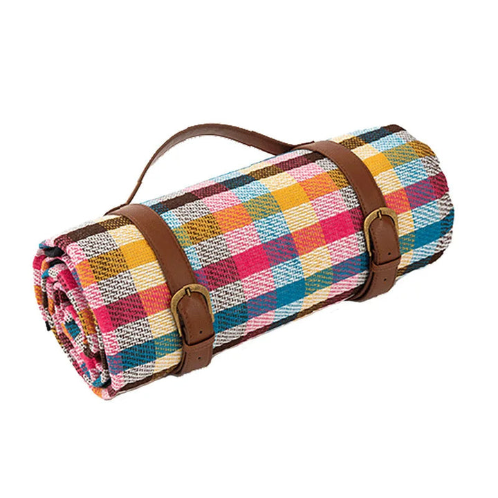 Noviroa – Wasserdichte Picknickdecke 200x200 cm für Camping & Outdoor 7