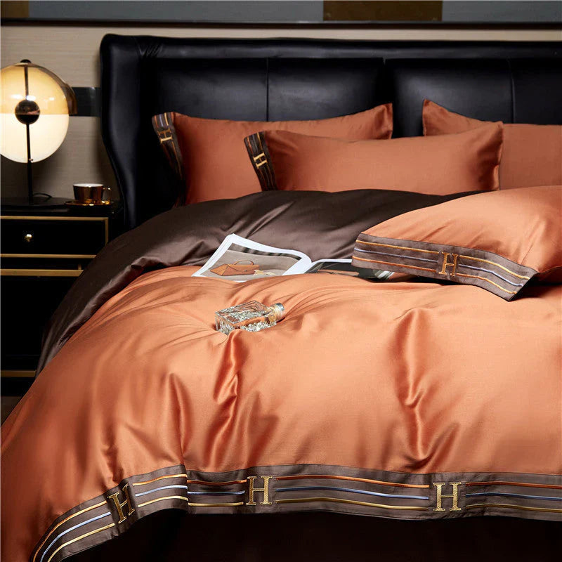 OpulenceSleep Bettwäsche Set – Luxuriöse Biber Bettwäsche 155x220 cm aus 100% Baumwolle 3