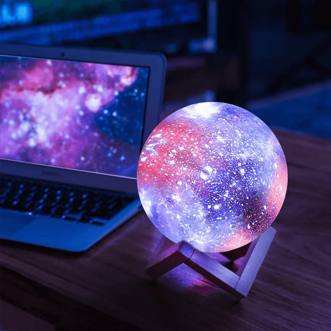 Orion Nachtlampe – Wiederaufladbares LED Nachtlicht mit Sternenhimmel und Touch-Control 0