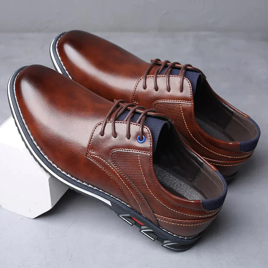 Orthopädische Lederschuhe Herren – Handgefertigte Braune & Schwarze Modelle für Optimalen Komfort 2