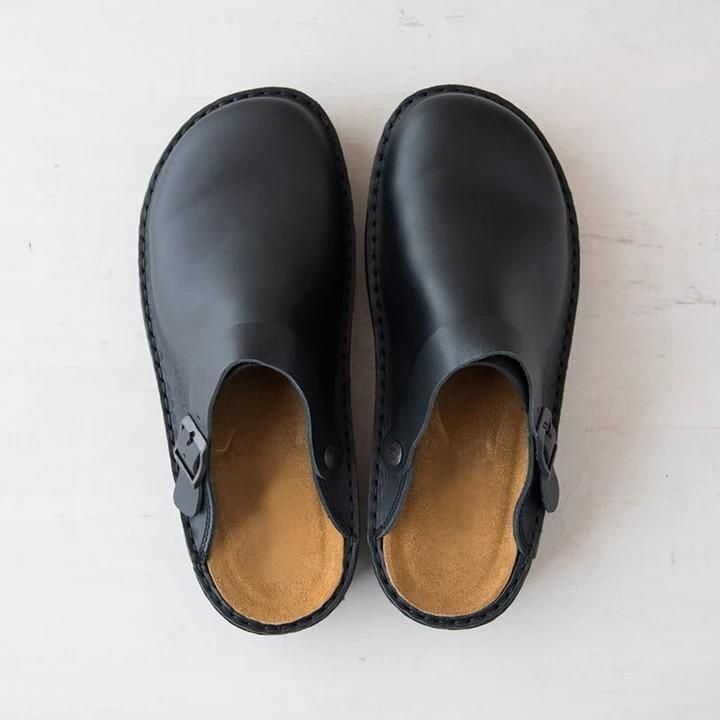 Orthopädische Pantoffeln aus echtem Leder für Herren – Komfort Hausschuhe mit rutschfester Sohle 6