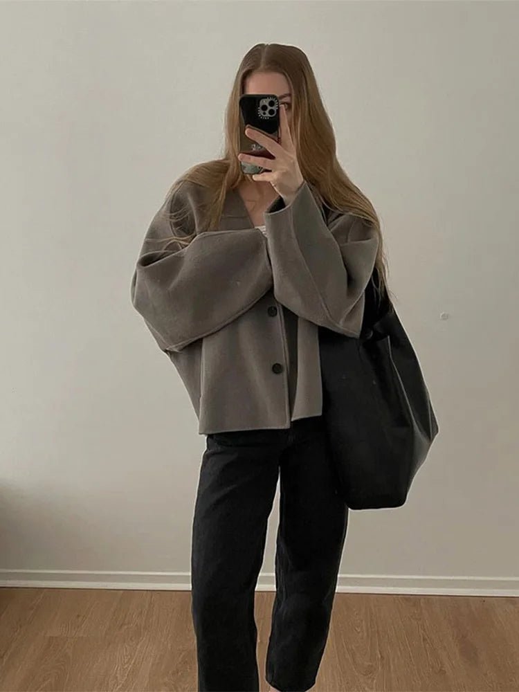 Oversized Damenmantel aus Weichem Material – Stylischer Winter Mantel für Kühle Tage 1