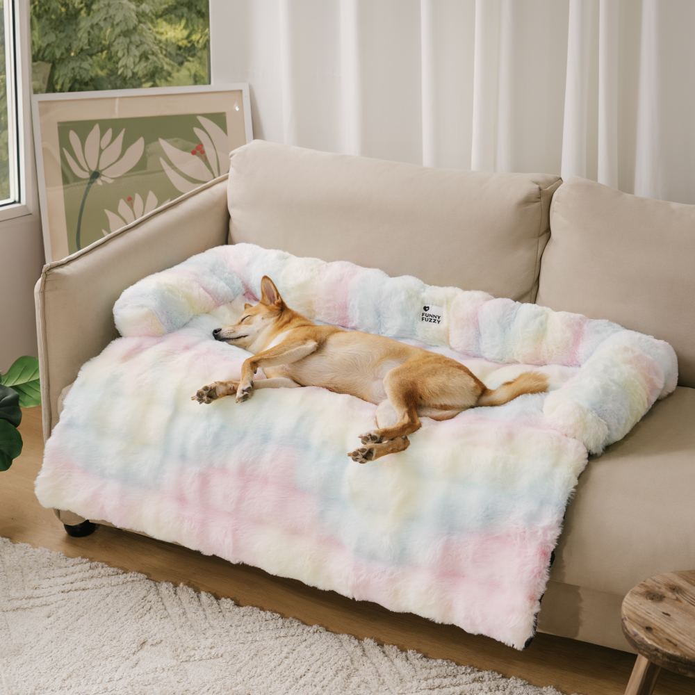 PlushNest – Weiches Hundebett aus Plüsch, Rutschfest, Maschinenwaschbar 1