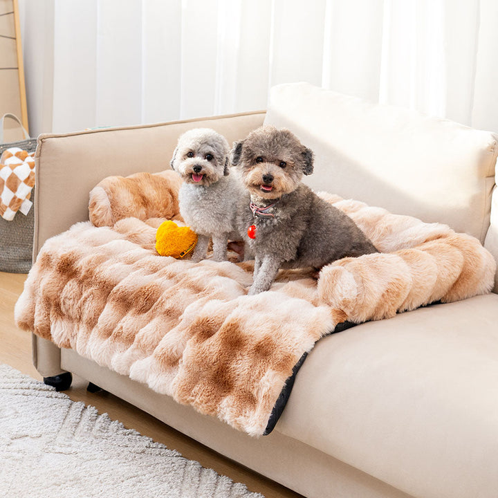 PlushNest – Weiches Hundebett aus Plüsch, Rutschfest, Maschinenwaschbar 3