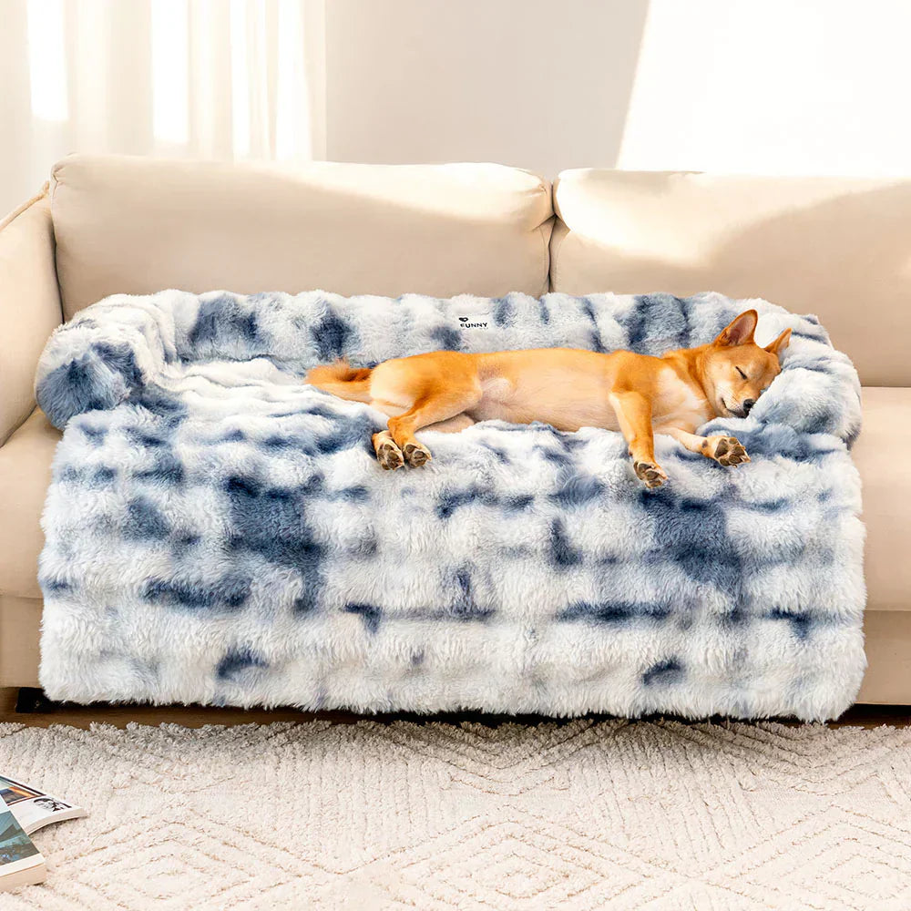 PlushNest – Weiches Hundebett aus Plüsch, Rutschfest, Maschinenwaschbar 4