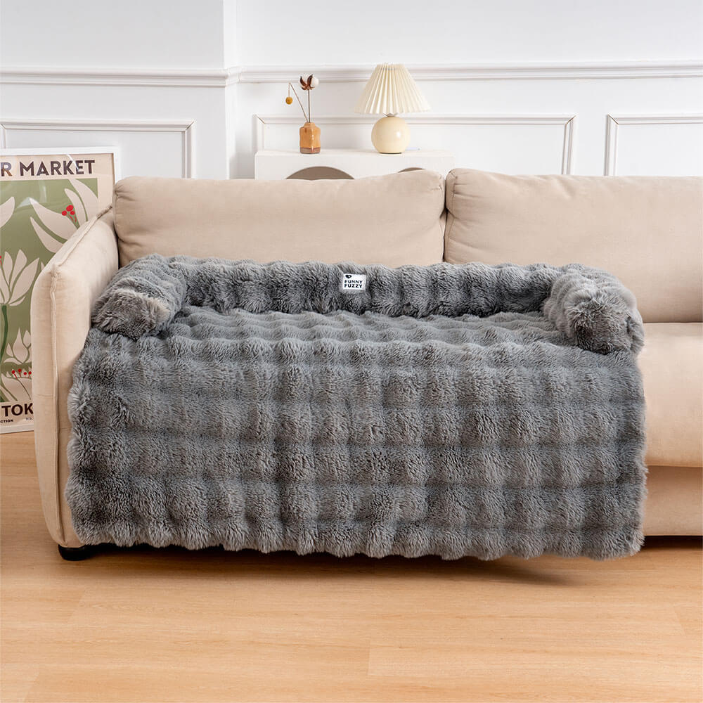 PlushNest – Weiches Hundebett aus Plüsch, Rutschfest, Maschinenwaschbar 5