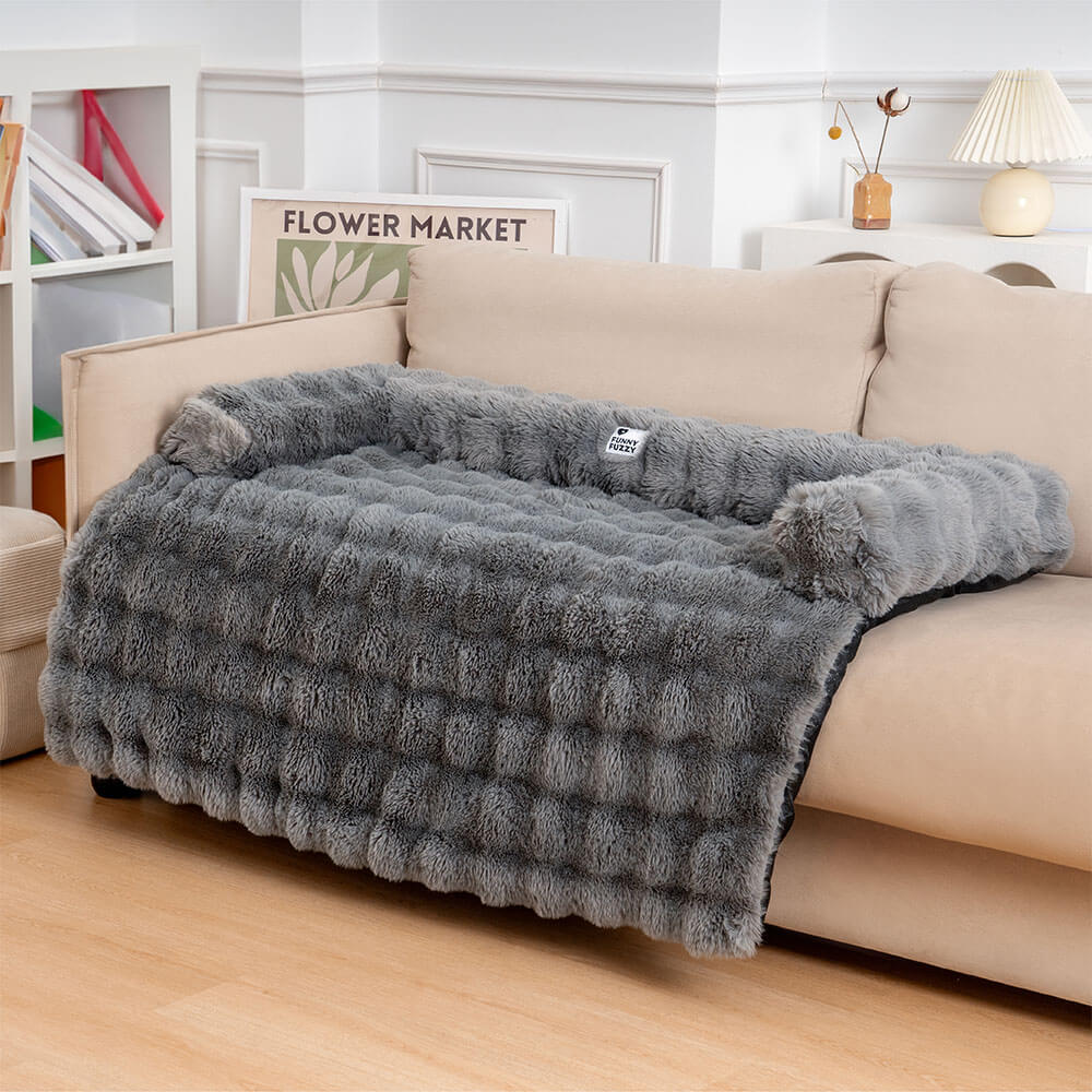 PlushNest – Weiches Hundebett aus Plüsch, Rutschfest, Maschinenwaschbar 9