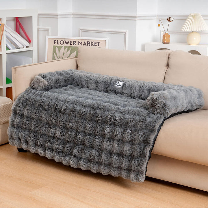 PlushNest – Weiches Hundebett aus Plüsch, Rutschfest, Maschinenwaschbar 9