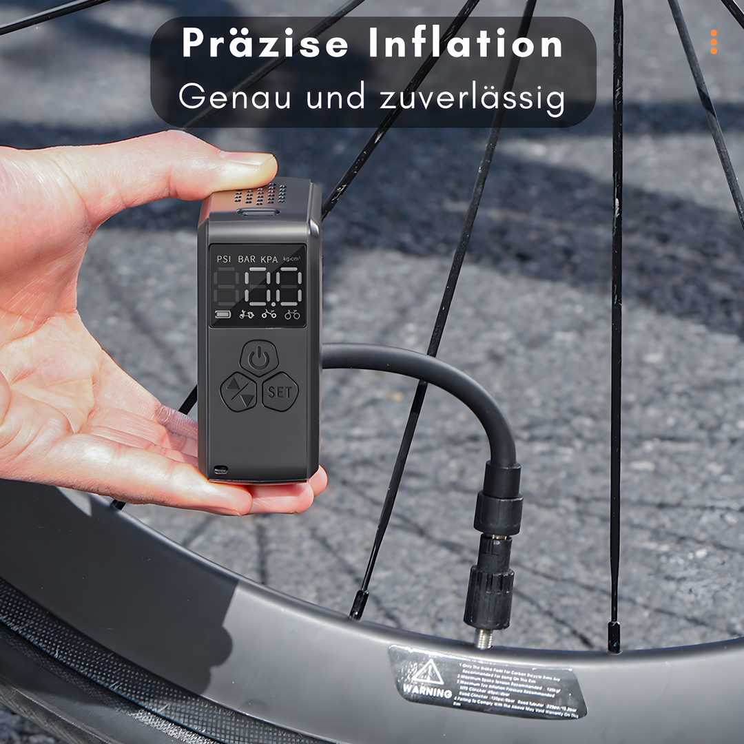 PowerPump Mini – Tragbare Elektrische Luftpumpe mit Digitalanzeige, 150 psi 2