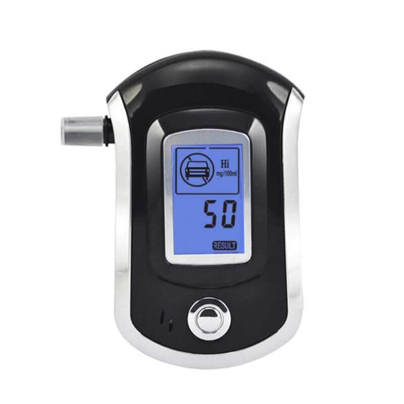 Professioneller Dräger Alkoholtester – Tragbares Atemalkoholmessgerät mit LCD-Display und Polizeisensor 0