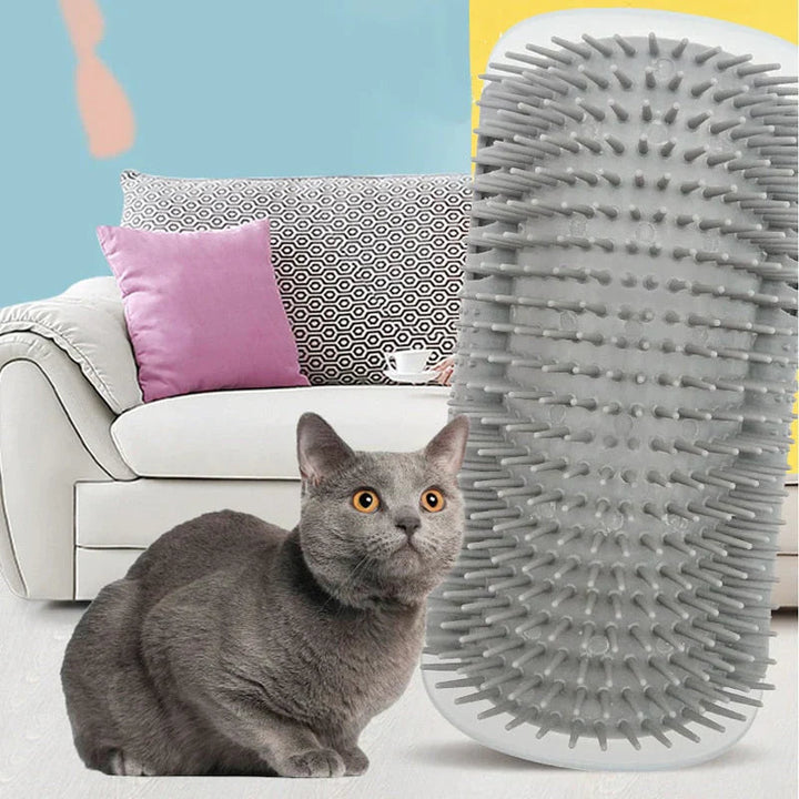 PurrGroom – Katzenbürste für Selbstpflege und Massage, Fängt Lose Haare Ein 2