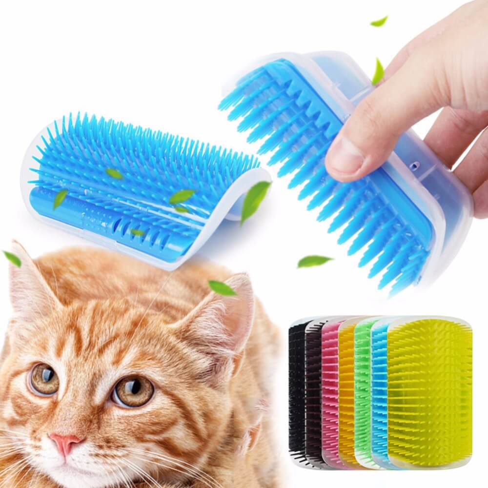 PurrGroom – Katzenbürste für Selbstpflege und Massage, Fängt Lose Haare Ein 5