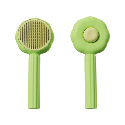 PurrfectBrush – Selbstreinigende Katzenbürste mit Massagefunktion für Unterfellpflege 0