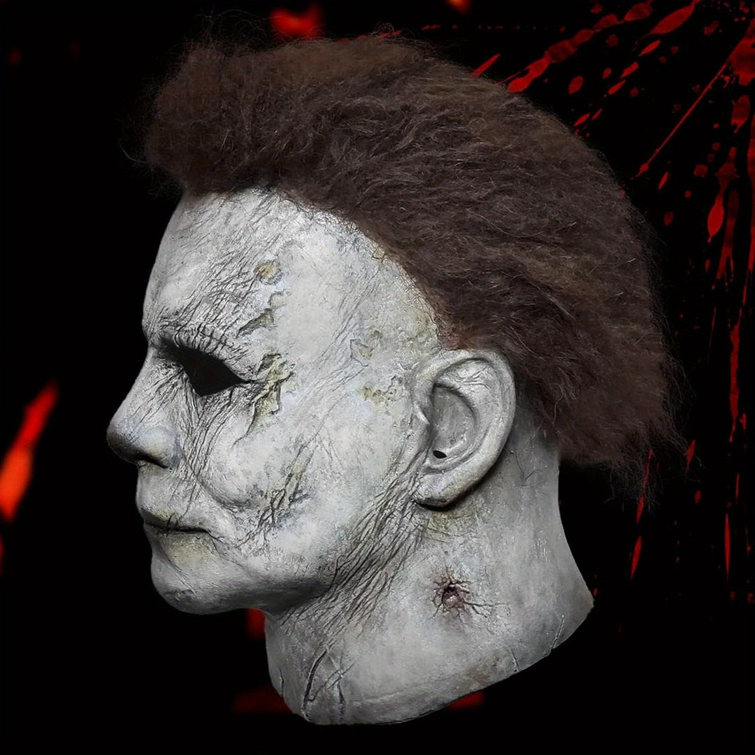 Realistische Halloween-Masken für Männer mit Horror-Cuchillo – Perfekt für Cosplay 2