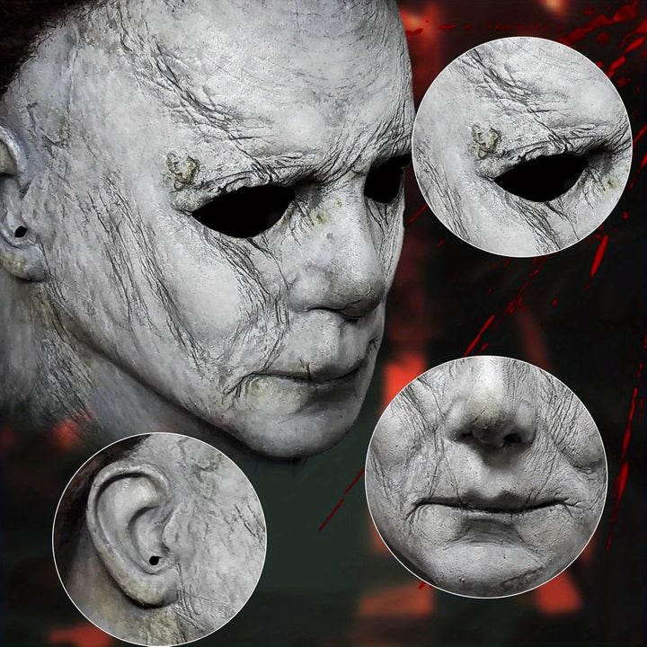 Realistische Halloween-Masken für Männer mit Horror-Cuchillo – Perfekt für Cosplay 4