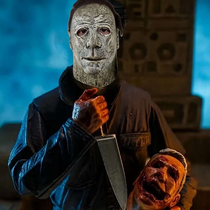 Realistische Halloween Maske – Vollgesichts Zombie Maske mit Synthetischem Haar für Horror-Events 3