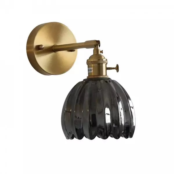 Retro Wandleuchte Innen – Tulpen Glas Wandlampe Mit Schalter für Gemütliche Atmosphäre 10