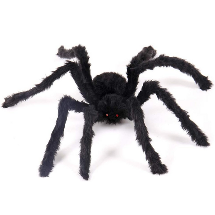 Riesige Halloween-Spinnen-Dekoration – 200 cm Gruselige Deko für Innen und Außen 0
