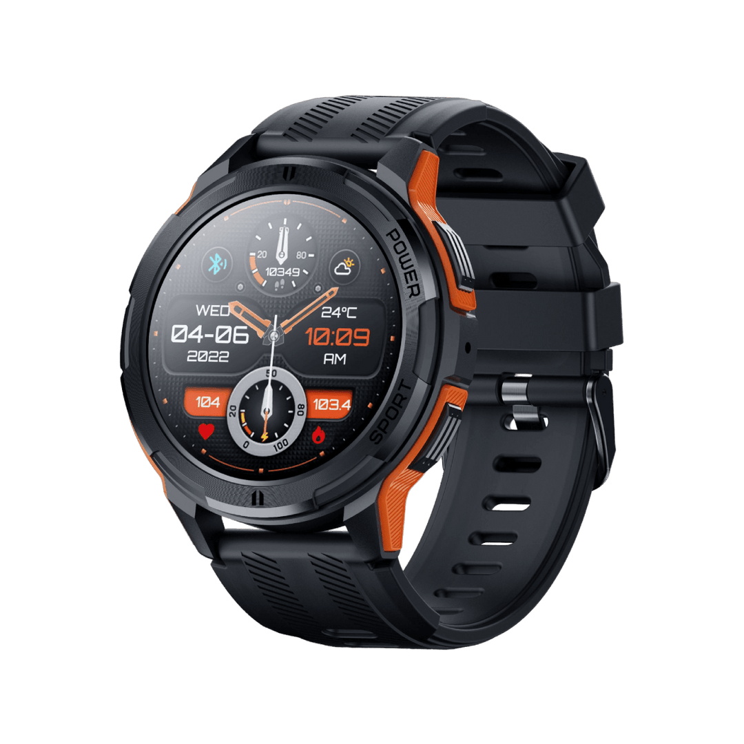 Robuste Smartwatch mit 1,43 AMOLED-Display – Wasserdicht, Stoßfest und Gesundheitsüberwachung für Aktive 1
