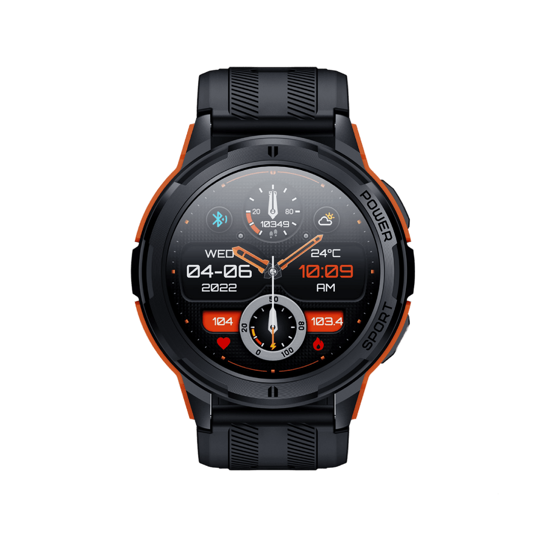 Robuste Smartwatch mit 1,43 AMOLED-Display – Wasserdicht, Stoßfest und Gesundheitsüberwachung für Aktive 2