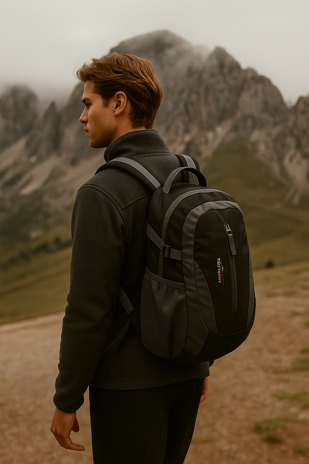 Robuster Wasserfester Rucksack für Damen und Herren mit Ergonomischer Trageform 0