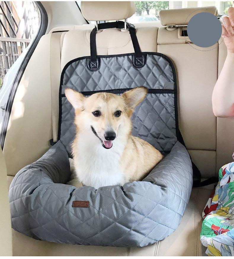 SafeRide – Vielseitiges Hundebett Autositz Mit Robuster Konstruktion Und Pflegeleichtem Bezug 1