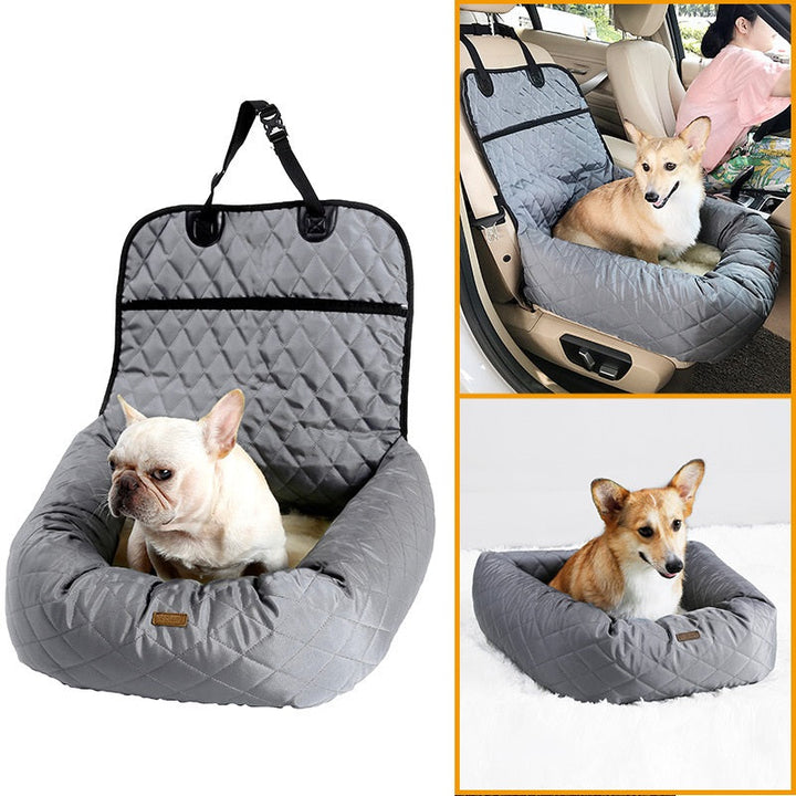 SafeRide – Vielseitiges Hundebett Autositz Mit Robuster Konstruktion Und Pflegeleichtem Bezug 2