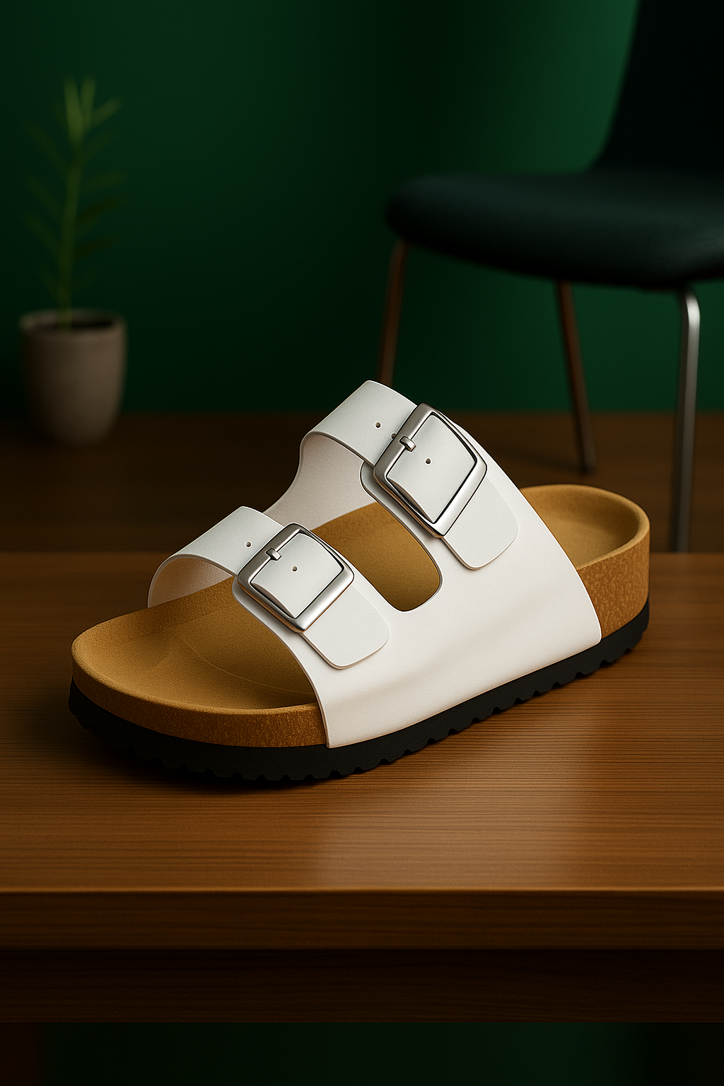 Sandalen aus Leder – Rutschfeste Freizeitschuhe für Strand und Outdoor, Leicht und Atmungsaktiv 0