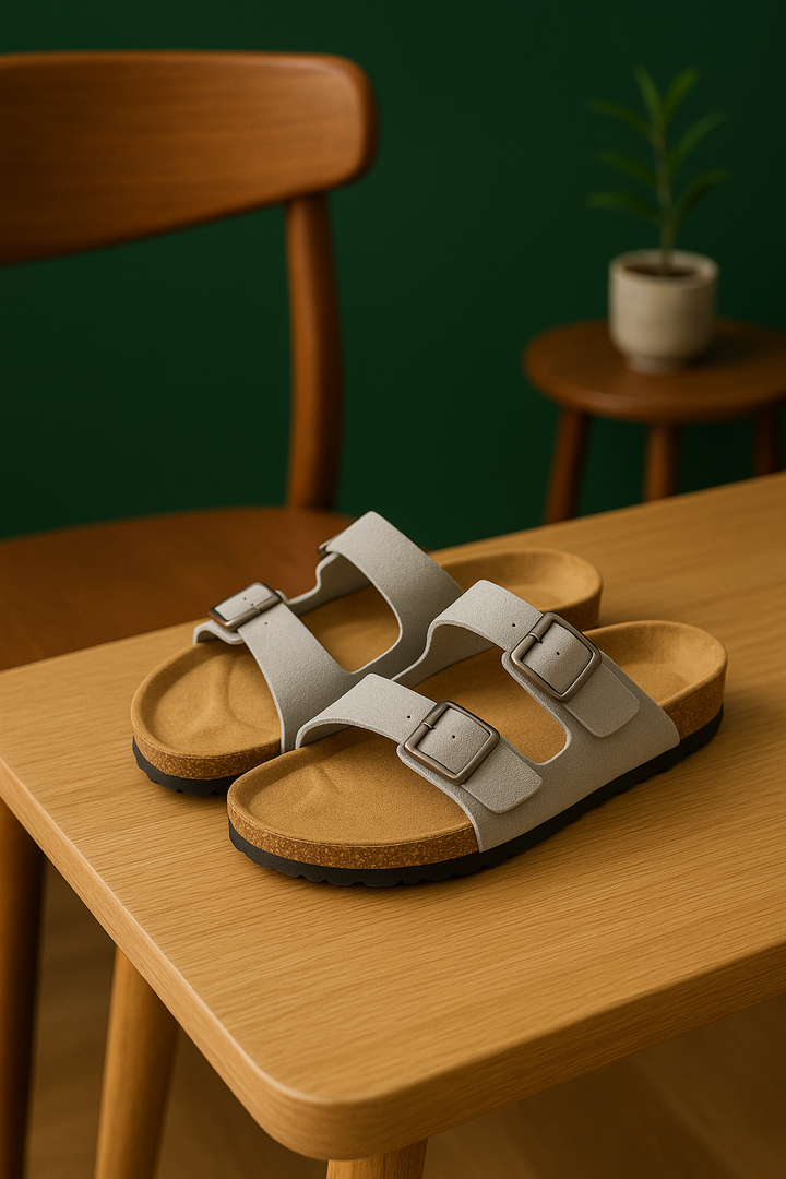 Sandalen aus Leder – Rutschfeste Freizeitschuhe für Strand und Outdoor, Leicht und Atmungsaktiv 2
