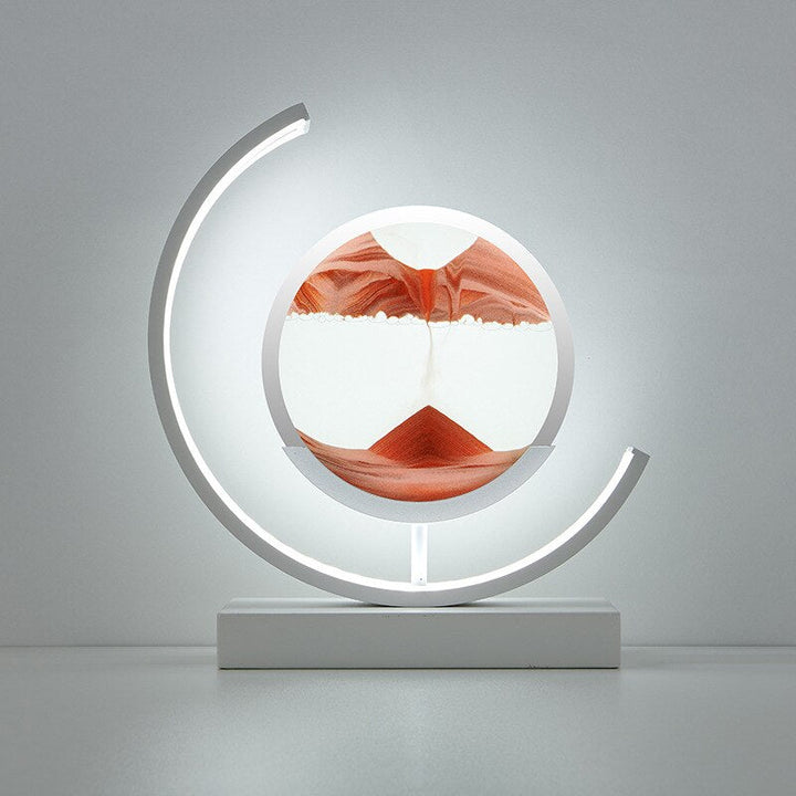 Sandlicht Tischlampe mit 3D Sanddesign – Beruhigende LED Tischleuchte für Zuhause und Büro 14