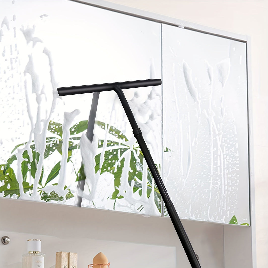 Sanitair Deluxe – Teleskop Duschewisser 2-in-1 mit 120 cm Verlängerung für streifenfreies Reinigen 3