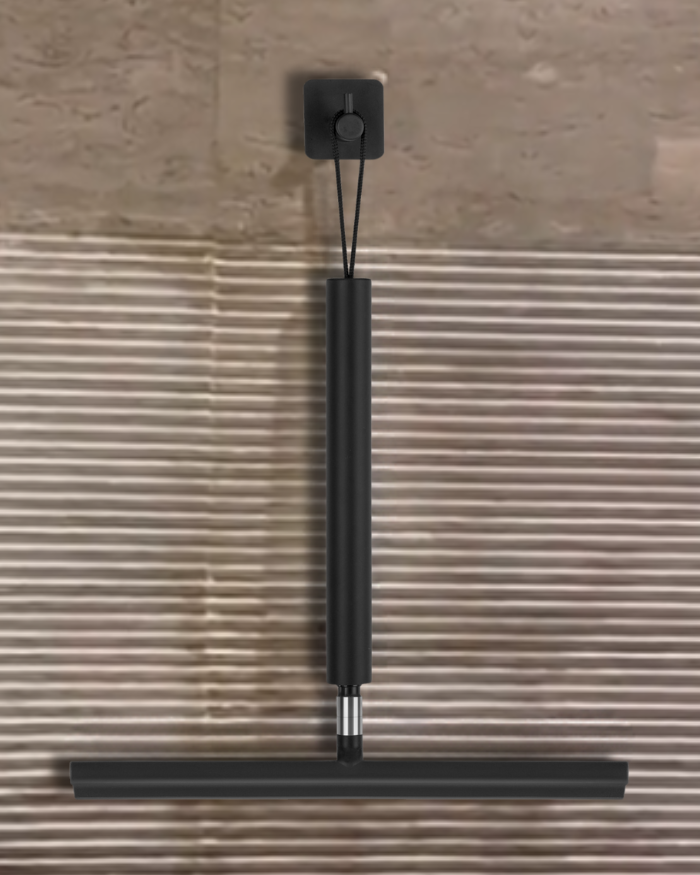 Sanitair Deluxe – Teleskop Duschewisser 2-in-1 mit 120 cm Verlängerung für streifenfreies Reinigen 6