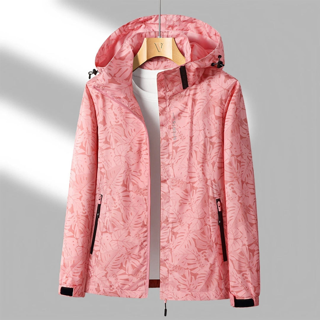 Sanne – Bedruckte Outdoorjacke Damen mit Kapuze für Komfort und Stil 10
