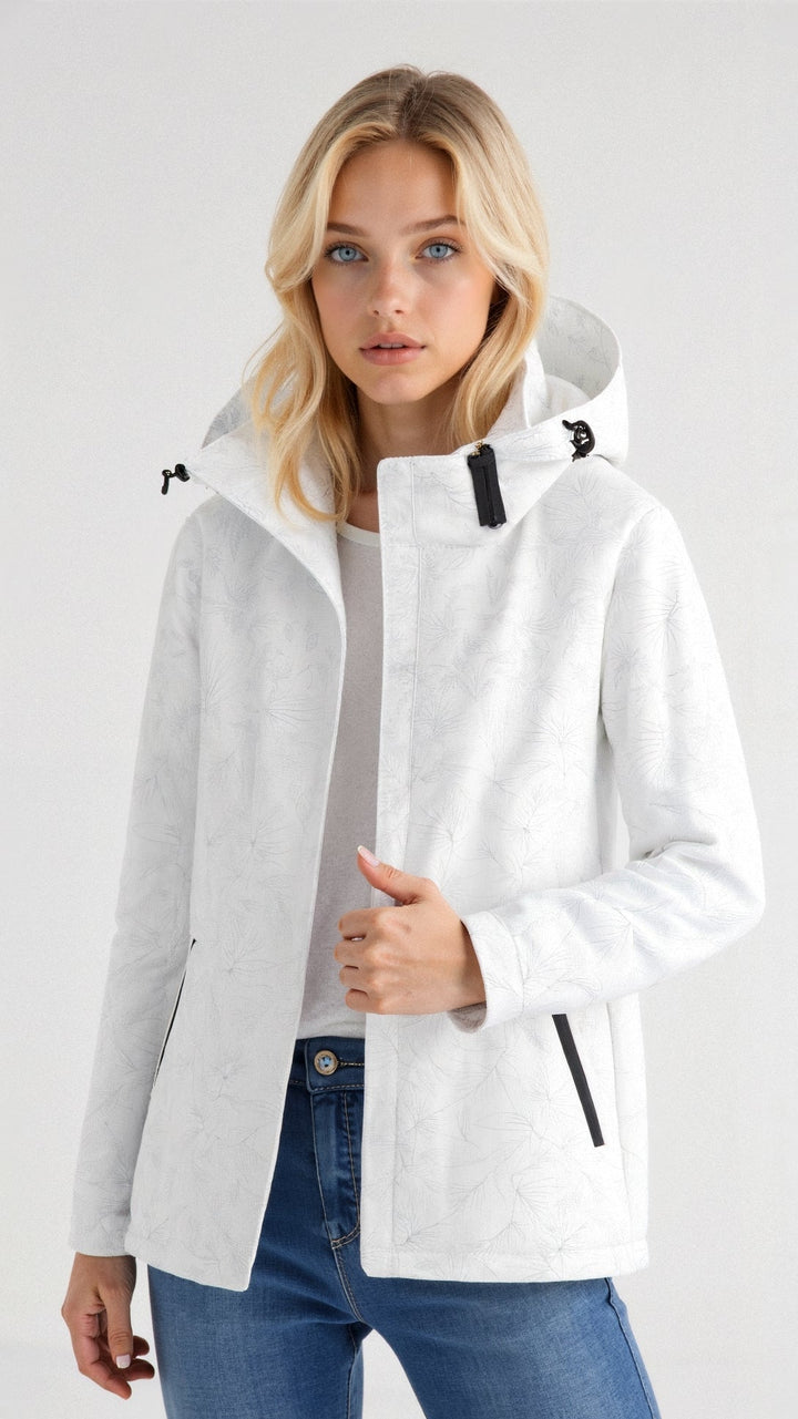 Sanne – Bedruckte Outdoorjacke Damen mit Kapuze für Komfort und Stil 6