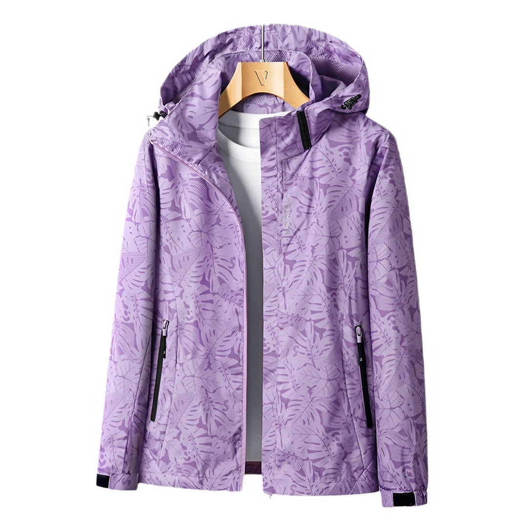 Sanne – Bedruckte Outdoorjacke Damen mit Kapuze für Komfort und Stil 9