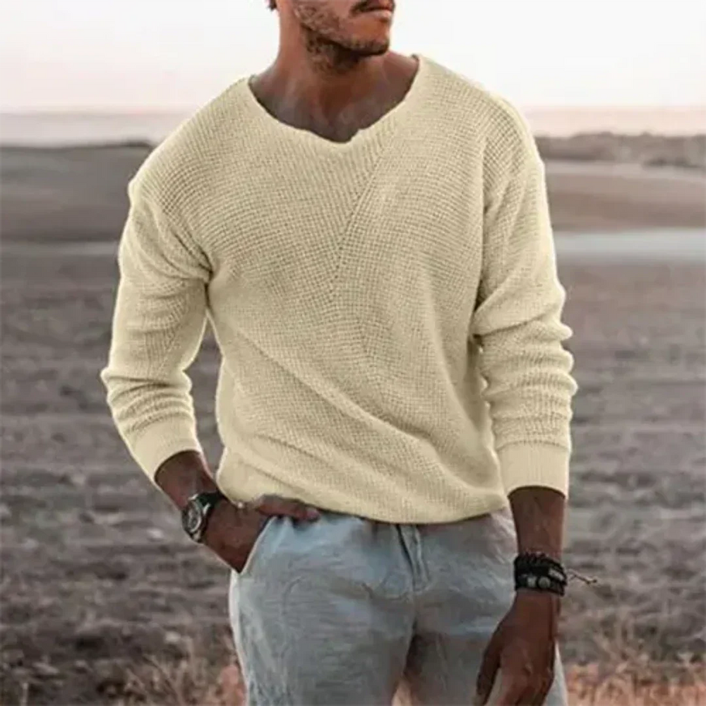 Sigfried – Warmer Herrenpullover mit Langarm aus sanftem Strickmaterial für Komfort und Stil 1